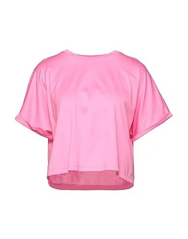 Fuchsia Jersey Basic T-shirt