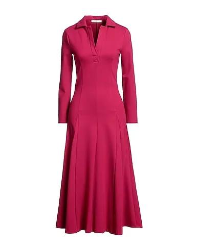 Fuchsia Jersey Midi dress