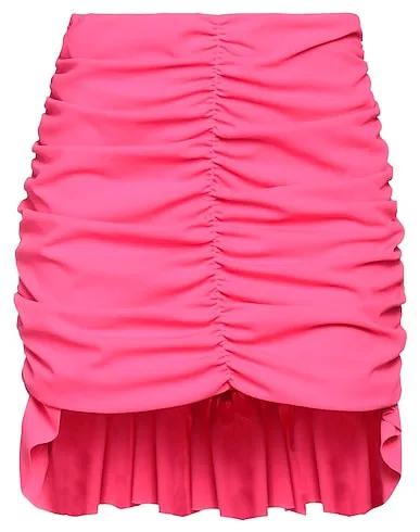 Fuchsia Jersey Mini skirt
