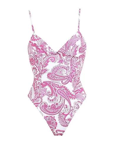 Fuchsia Jersey One-piece swimsuits