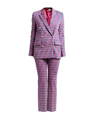 Fuchsia Jersey Suit