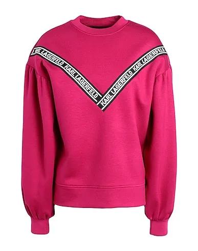 Fuchsia Jersey Sweatshirt BI-COLOUR LOGO SWEATSHIRT
