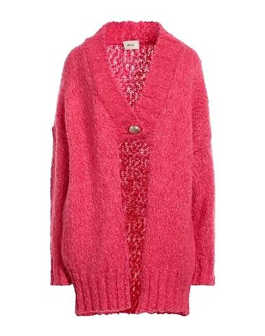 Fuchsia Knitted Cardigan