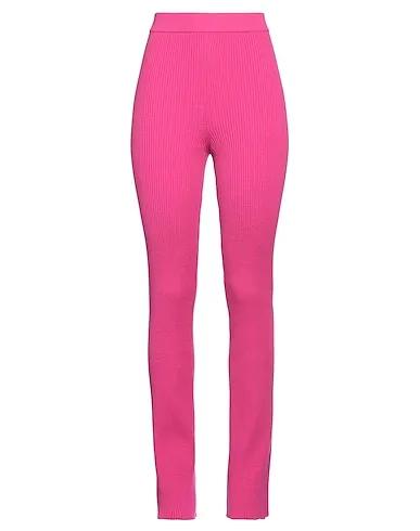 Fuchsia Knitted Casual pants