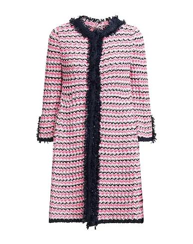 Fuchsia Knitted Full-length jacket