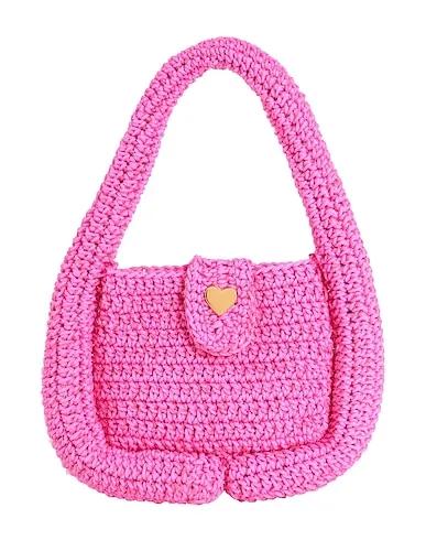 Fuchsia Knitted Handbag