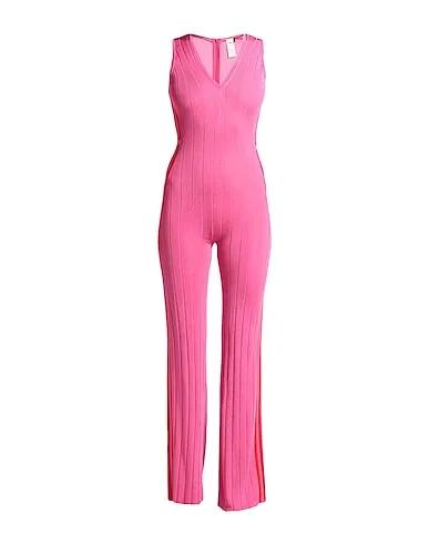 Fuchsia Knitted Jumpsuit/one piece