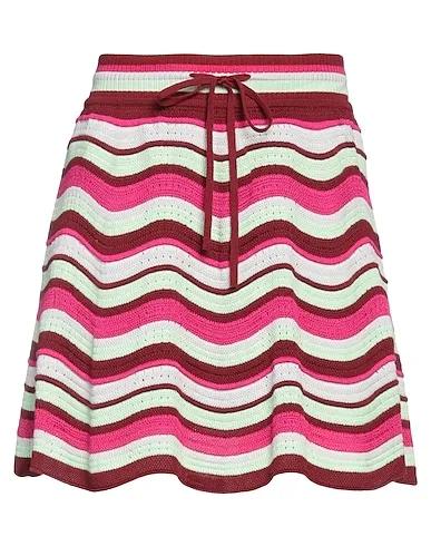 Fuchsia Knitted Mini skirt