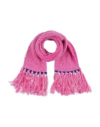 Fuchsia Knitted Scarves and foulards