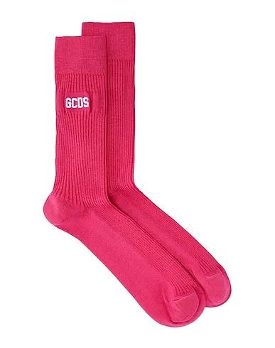 Fuchsia Knitted Short socks