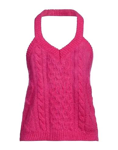 Fuchsia Knitted Top