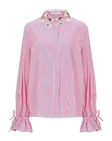 Fuchsia Lace Lace shirts & blouses