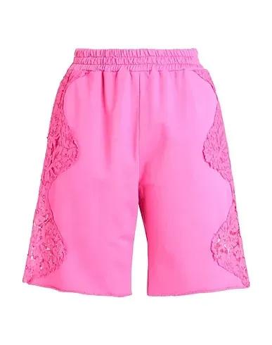 Fuchsia Lace Shorts & Bermuda