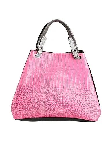 Fuchsia Leather Handbag