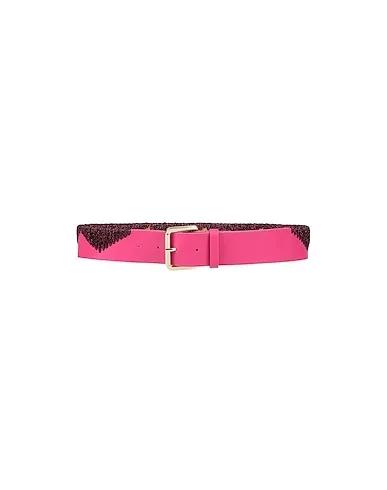 Fuchsia Leather Regular belt