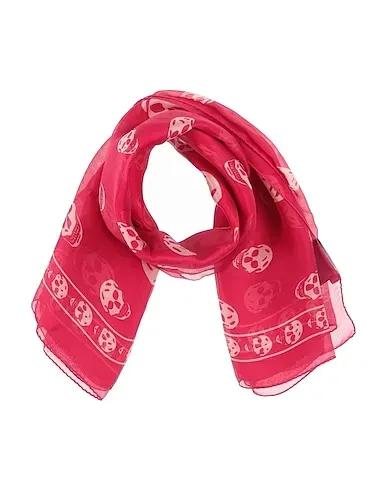 Fuchsia Plain weave Scarves and foulards