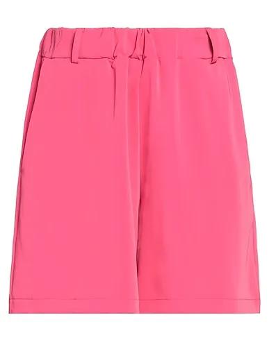 Fuchsia Plain weave Shorts & Bermuda