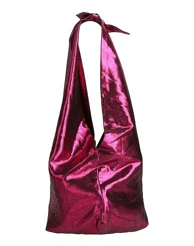 Fuchsia Plain weave Shoulder bag