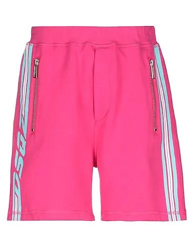 Fuchsia Sweatshirt Shorts & Bermuda