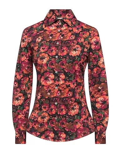 Fuchsia Synthetic fabric Floral shirts & blouses