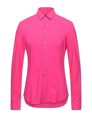 Fuchsia Synthetic fabric Solid color shirt