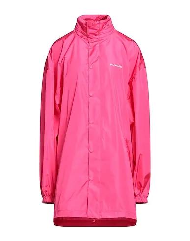 Fuchsia Techno fabric Full-length jacket