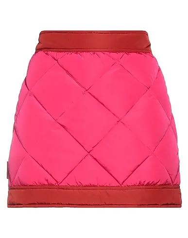 Fuchsia Techno fabric Mini skirt