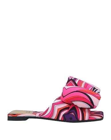 Fuchsia Techno fabric Sandals