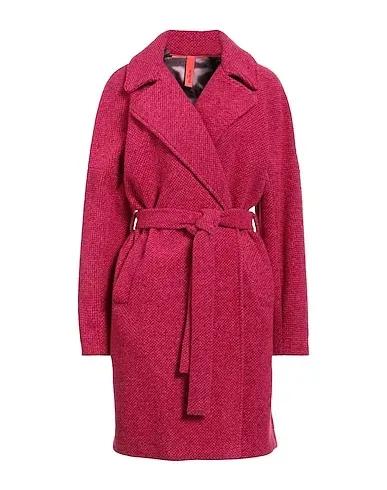Fuchsia Tweed Coat