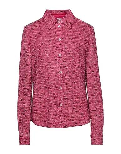 Fuchsia Tweed Patterned shirts & blouses