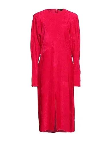 Fuchsia Velvet Midi dress