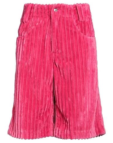 Fuchsia Velvet Shorts & Bermuda