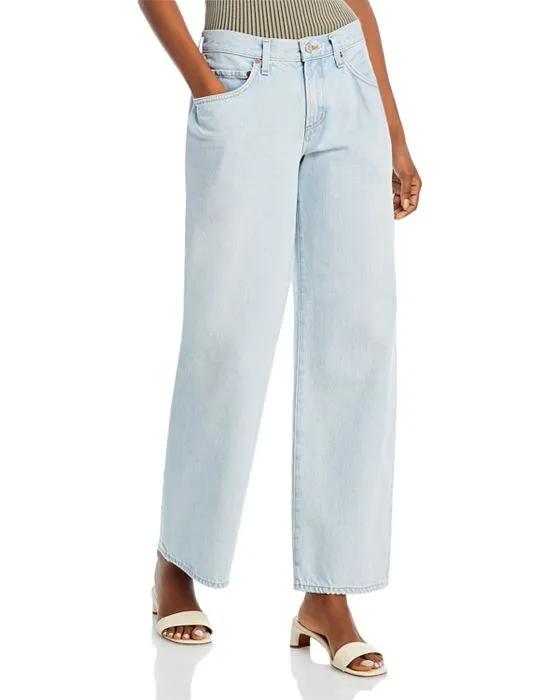 Fusion High Rise Wide Leg Jeans in Ceremony
