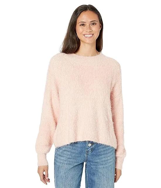 Fuzzy Pullover Sweater - W1WX5S09