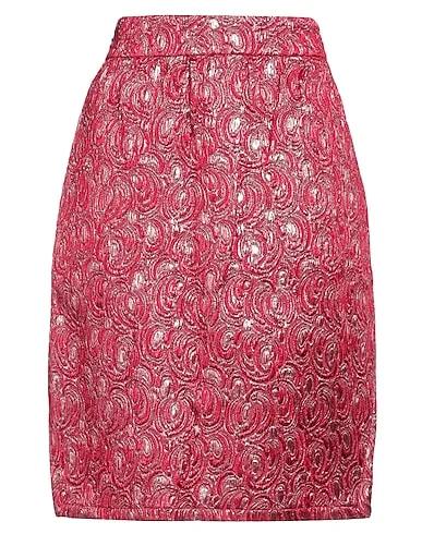 Garnet Brocade Mini skirt