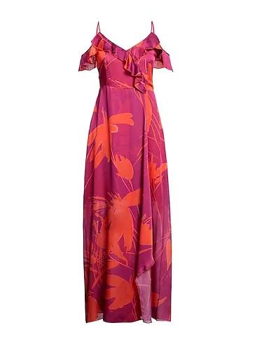 Garnet Chiffon Long dress