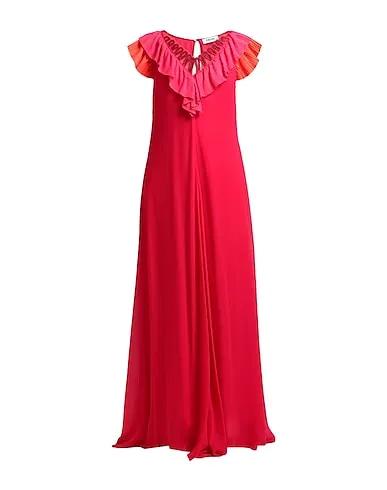 Garnet Crêpe Long dress
