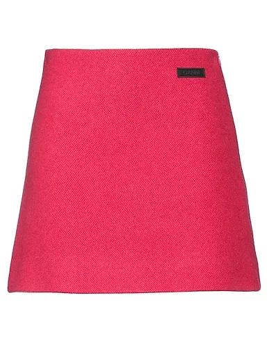 Garnet Flannel Mini skirt