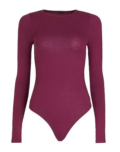 Garnet Jersey Bodysuit VISCOSE CREWNECK THONG BODYSUIT

