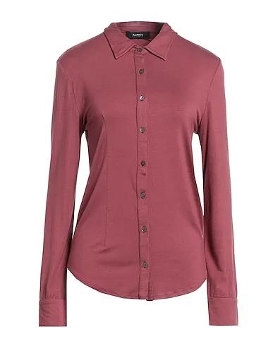 Garnet Jersey Solid color shirts & blouses