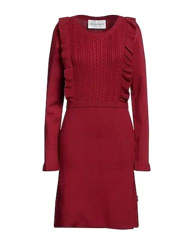 Garnet Knitted Short dress