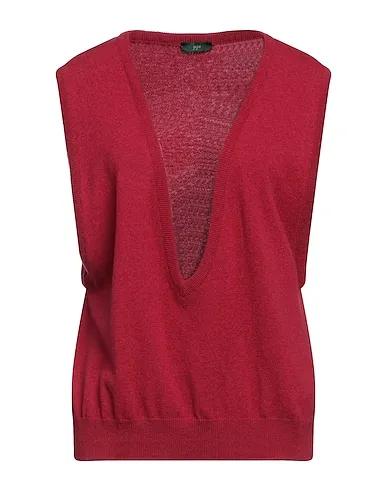 Garnet Knitted Sleeveless sweater