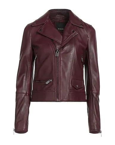 Garnet Leather Biker jacket