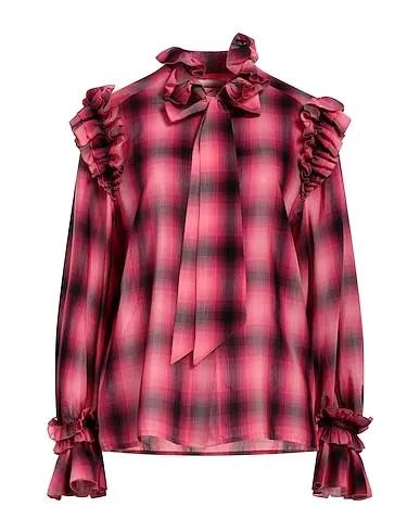 Garnet Plain weave Checked shirt