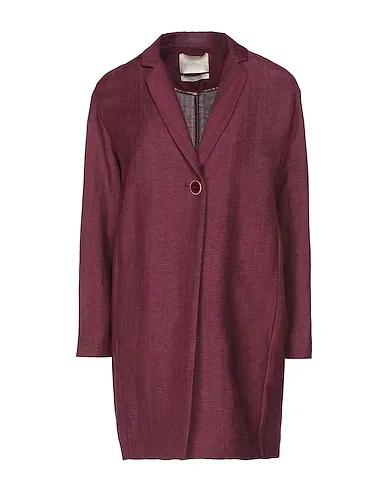 Garnet Plain weave Full-length jacket