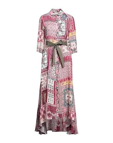 Garnet Plain weave Long dress
