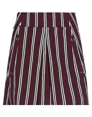 Garnet Plain weave Mini skirt
