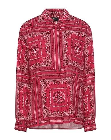 Garnet Plain weave Patterned shirts & blouses