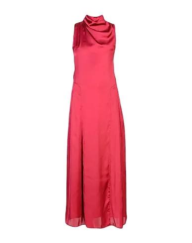 Garnet Satin Long dress