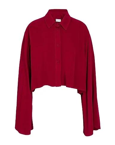 Garnet Solid color shirts & blouses VISCOSE TRUMPET SLEEVE SHIRT
